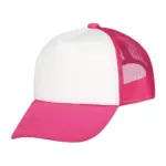 Kinder trucker cap, roze (pms 212c) / wit