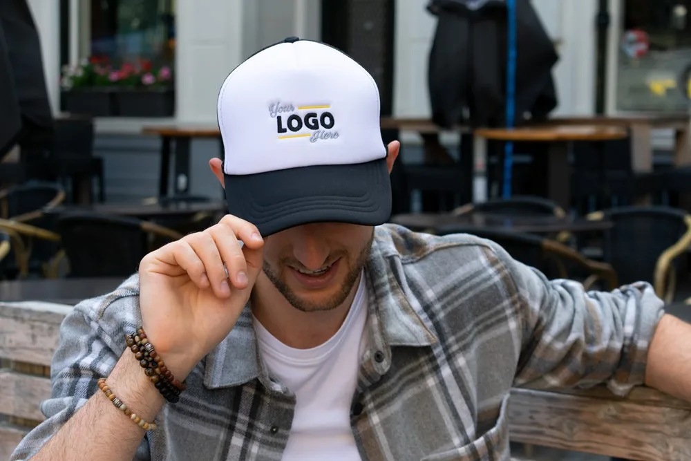Trucker cap deluxe - Retail productfoto 2 - Hidalgo-werbeartikel Trucker cap deluxe - Retail — productfoto 2