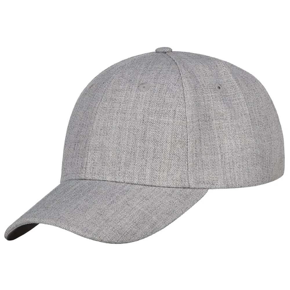 Medium profile cap - Retail grijs melee pms cool grey 8c grijs melee - Hidalgo-werbeartikel Medium profile cap - Retail, grijs melee (pms cool grey 8c) / grijs melee