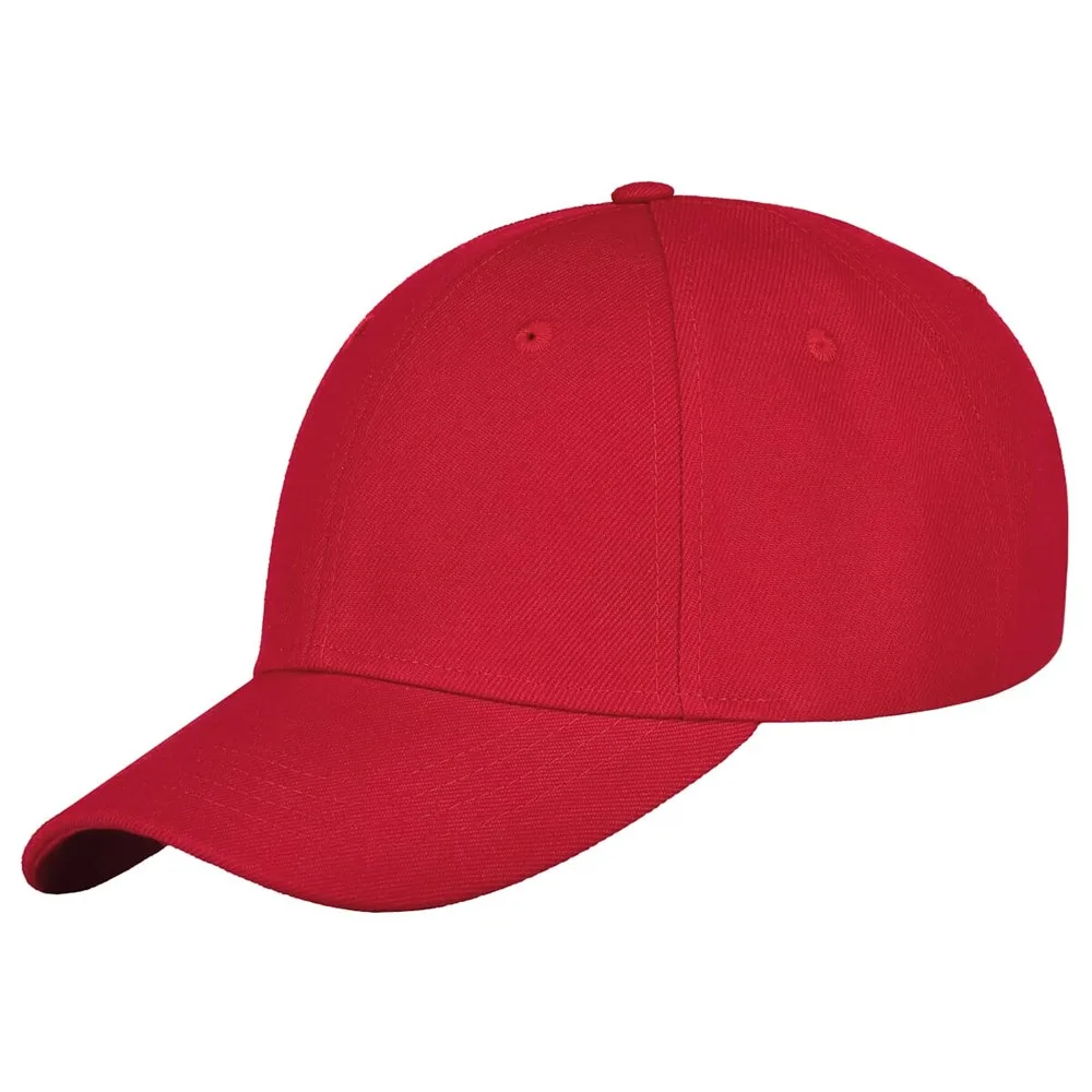 Medium profile cap - Retail rood pms 199c rood - Hidalgo-werbeartikel Medium profile cap - Retail, rood (pms 199c) / rood