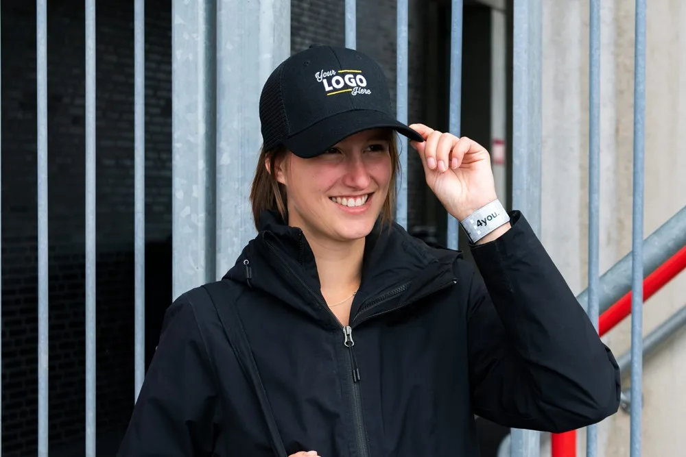 Trucker cap medium profile - Retail productfoto 8 - Hidalgo-werbeartikel Trucker cap medium profile - Retail — productfoto 8