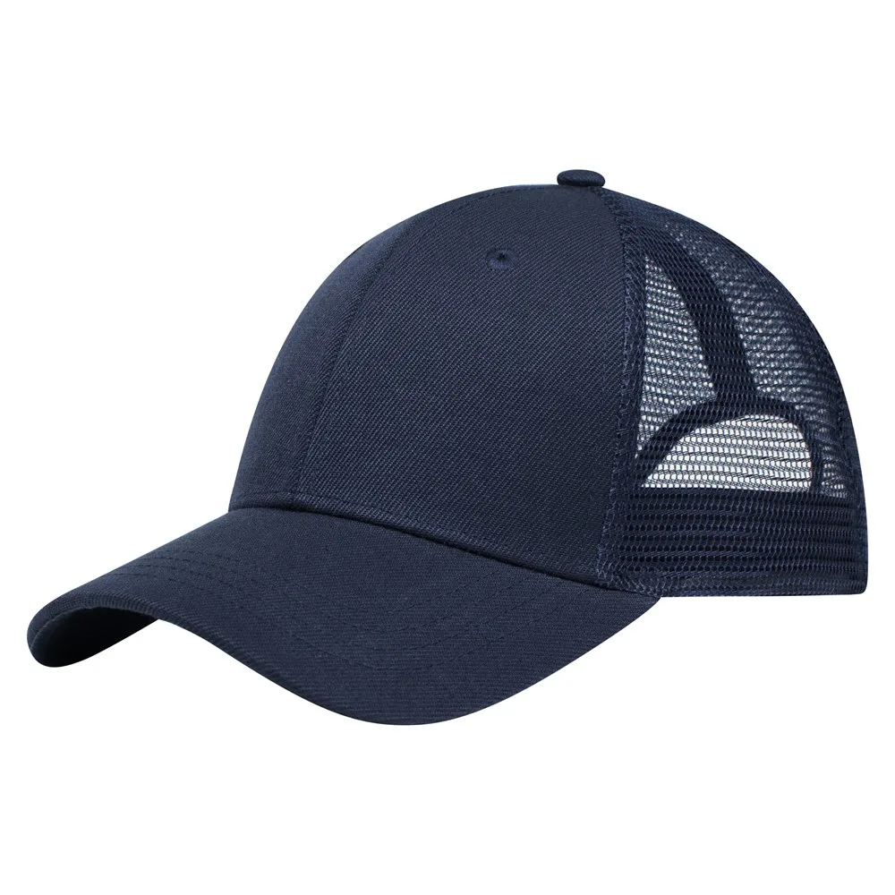 Trucker cap medium profile - Retail navy pms 533c navy - Hidalgo-werbeartikel Trucker cap medium profile - Retail, navy (pms 533c) / navy