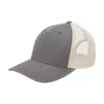 Niltons Vintage Organic Trucker Cap donkergrijs pms cool grey11c wit - Hidalgo-werbeartikel Nilton's Vintage Organic Trucker Cap, donkergrijs (pms cool grey11c) / wit
