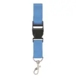 100% rPET neklint 2,5 cm, lichtblauw (pms 292c) / lichtblauw