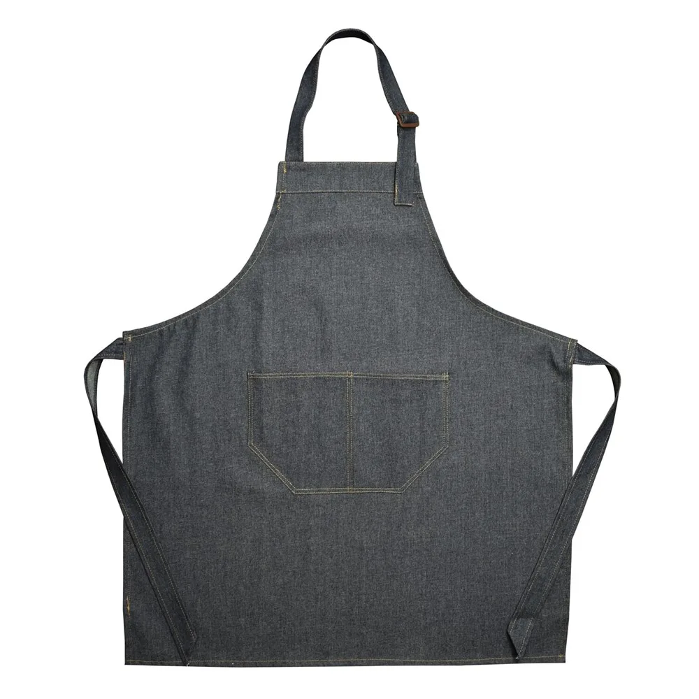 Denim halterschort 85x75 cm