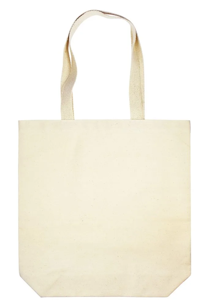 Katoenen tas met lange hengsels en bodem 300 grm² productfoto 2 - Hidalgo Katoenen tas met lange hengsels en bodem, 300 gr/m² — productfoto 2