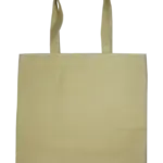 Biologisch katoenen tas met lange hengsels en bodem, 300 gr/m² — productfoto 2