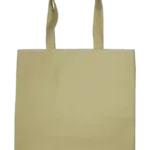 Biologisch katoenen tas met lange hengsels en bodem, 300 gr/m² — productfoto 5