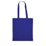 Katoenen tas met lange hengsels, 140 gr/m², kobaltblauw (pms 286c) / kobaltblauw