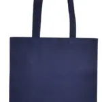 Katoenen tas met lange hengsels, 140 gr/m², navy (pms289c) / navy
