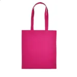 Katoenen tas met lange hengsels, 140 gr/m², roze (pms212c) / roze
