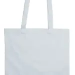 Katoenen tas met lange hengsels, 140 gr/m², wit (white) / wit