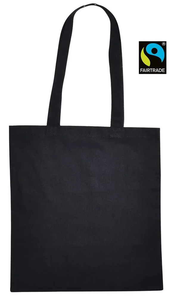 Biologisch katoenen tas met lange hengsels, 135 gr/m²