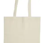 Biologisch katoenen tas met lange hengsels, 135 gr/m², naturel (natural) / naturel
