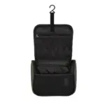 Men's PU Wash Bag Custom Logo Large Black — product photo 20