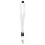 Neklint 2 cm met safetybreak, wit (white) / wit