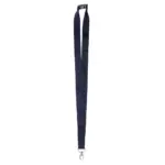 Neklint 2 cm met safetybreak, navy (pms 533c) / navy