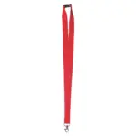 Neklint 2 cm met safetybreak, rood (pms 199c) / rood