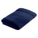 Sophie Muval handdoek gerecycled 100x50 cm 450 grm² navy pms 533c navy - Handdoekeninclusieflogo Sophie Muval handdoek gerecycled 100x50 cm, 450 gr/m², navy (pms 533c) / navy
