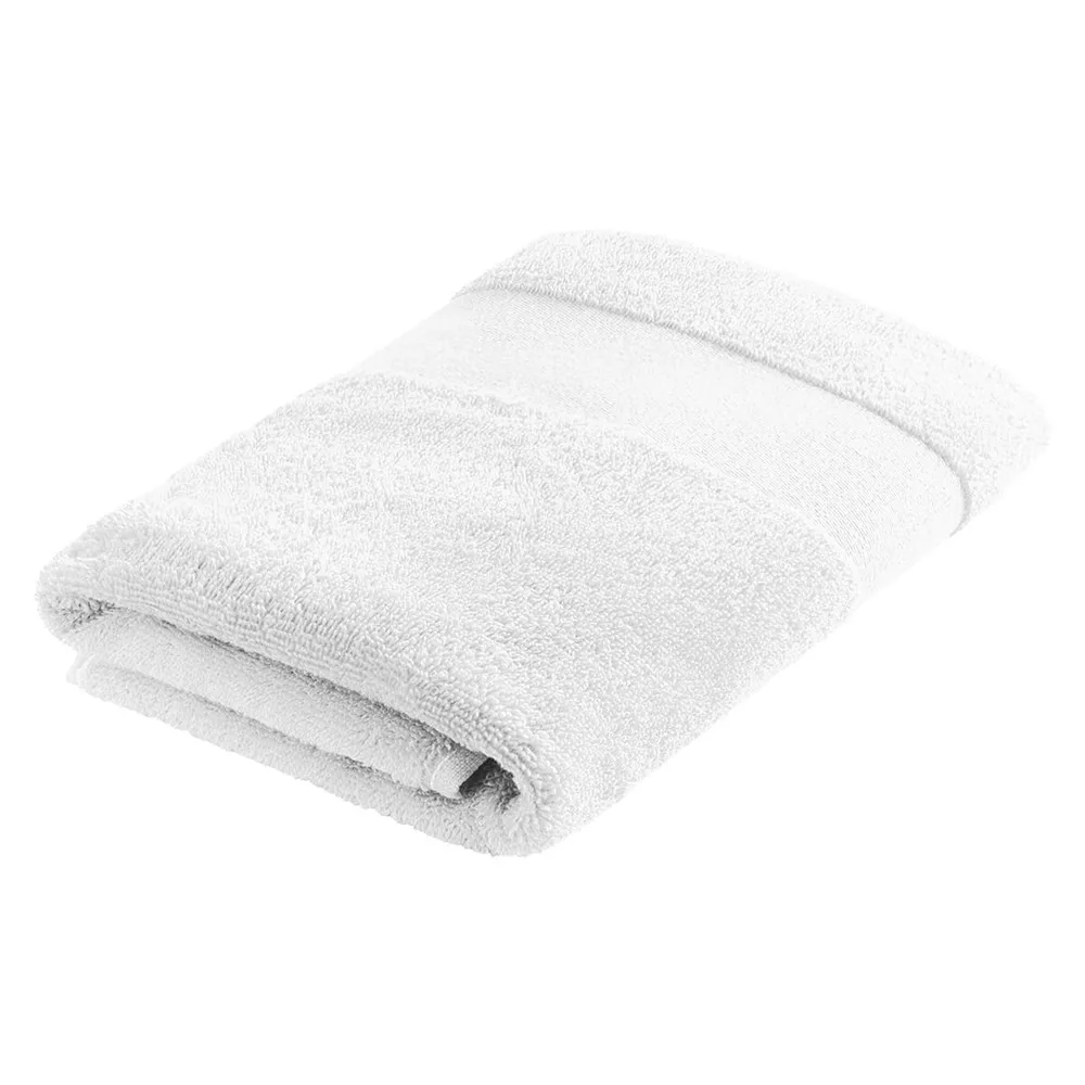 Sophie Muval handdoek gerecycled 100x50 cm 450 grm² wit white wit - Handdoekeninclusieflogo Sophie Muval handdoek gerecycled 100x50 cm, 450 gr/m², wit (white) / wit