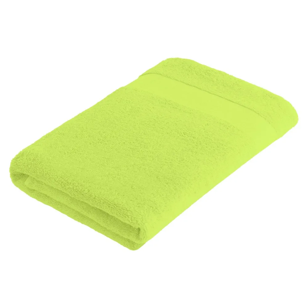 Sophie Muval handdoek 140x70 cm 450 grm² groen pms 7488c groen - Handdoekeninclusieflogo Sophie Muval handdoek 140x70 cm, 450 gr/m², groen (pms 7488c) / groen