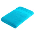 Sophie Muval handdoek 140x70 cm 450 grm² lichtblauw pms 638c lichtblauw - Handdoekeninclusieflogo Sophie Muval handdoek 140x70 cm, 450 gr/m², lichtblauw (pms 638c) / lichtblauw