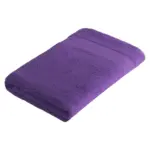 Sophie Muval handdoek 140x70 cm 450 grm² paars pms 268c paars - Handdoekeninclusieflogo Sophie Muval handdoek 140x70 cm, 450 gr/m², paars (pms 268c) / paars