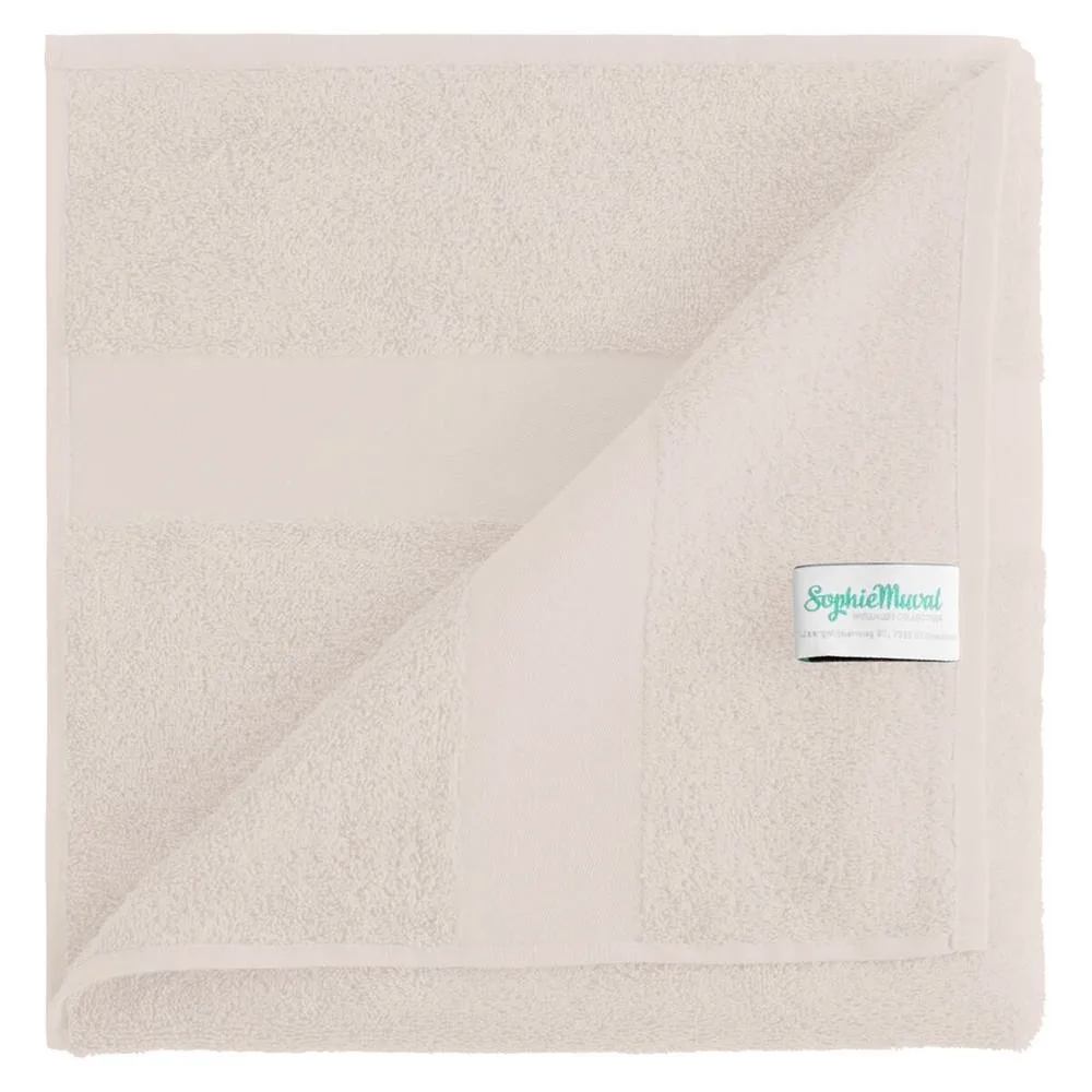 Sophie Muval handdoek 100x50 cm 450 grm² productfoto 1 - Handdoekeninclusieflogo Sophie Muval handdoek 100x50 cm, 450 gr/m² — productfoto 1