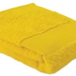 Sophie Muval sporthanddoek 130x30 cm 450 grm² geel pms 101c geel - Handdoekeninclusieflogo Sophie Muval sporthanddoek 130x30 cm, 450 gr/m², geel (pms 101c) / geel