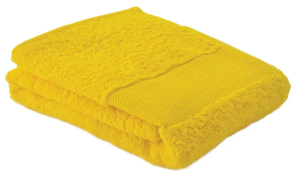 Sophie Muval sporthanddoek 130x30 cm 450 grm² geel pms 101c geel - Handdoekeninclusieflogo Sophie Muval sporthanddoek 130x30 cm, 450 gr/m², geel (pms 101c) / geel
