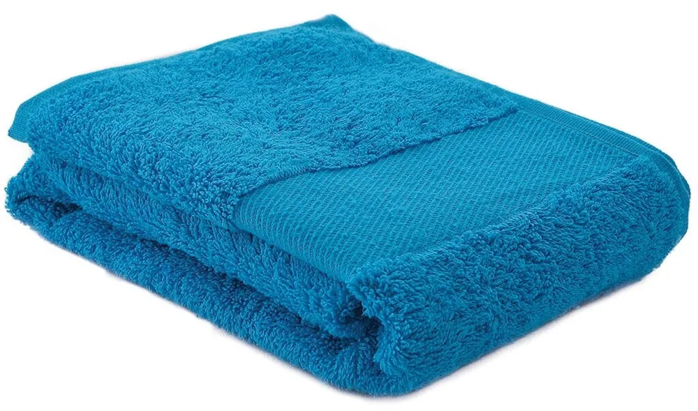 Sophie Muval sporthanddoek 130x30 cm 450 grm² lichtblauw pms 638c lichtblauw - Handdoekeninclusieflogo Sophie Muval sporthanddoek 130x30 cm, 450 gr/m², lichtblauw (pms 638c) / lichtblauw