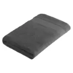 Sophie Muval handdoek bio 140x70 cm 500 grm² donkergrijs pms cool grey 11c donkergrijs - Handdoekeninclusieflogo Sophie Muval handdoek bio 140x70 cm, 500 gr/m², donkergrijs (pms cool grey 11c) / donkergrijs