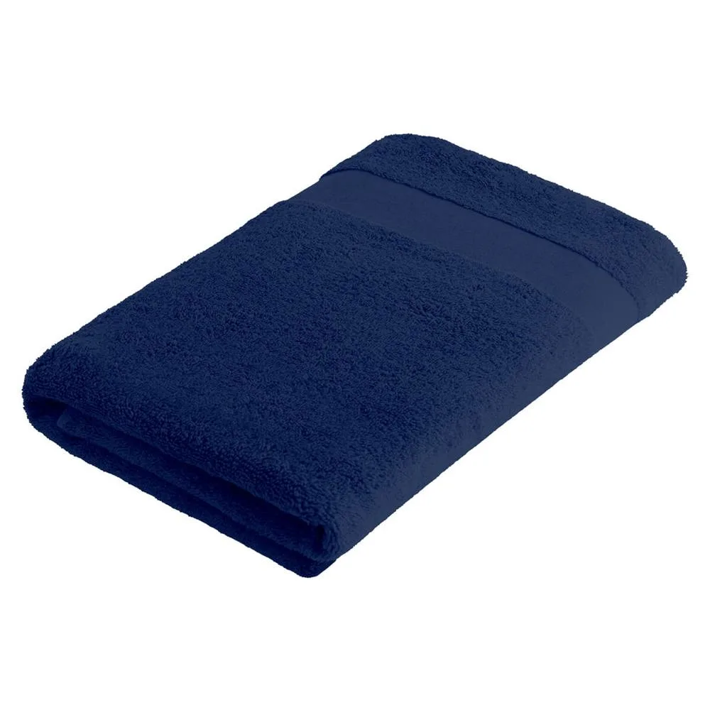 Sophie Muval handdoek bio 140x70 cm 500 grm² navy pms 533c navy - Handdoekeninclusieflogo Sophie Muval handdoek bio 140x70 cm, 500 gr/m², navy (pms 533c) / navy