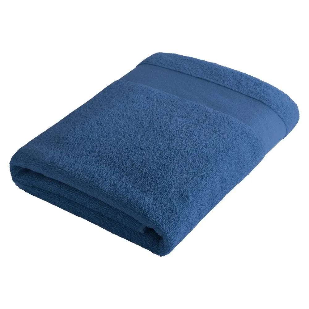 Sophie Muval handdoek 140x70 cm 360 grm² navy pms 533c navy - Handdoekeninclusieflogo Sophie Muval handdoek 140x70 cm, 360 gr/m², navy (pms 533c) / navy
