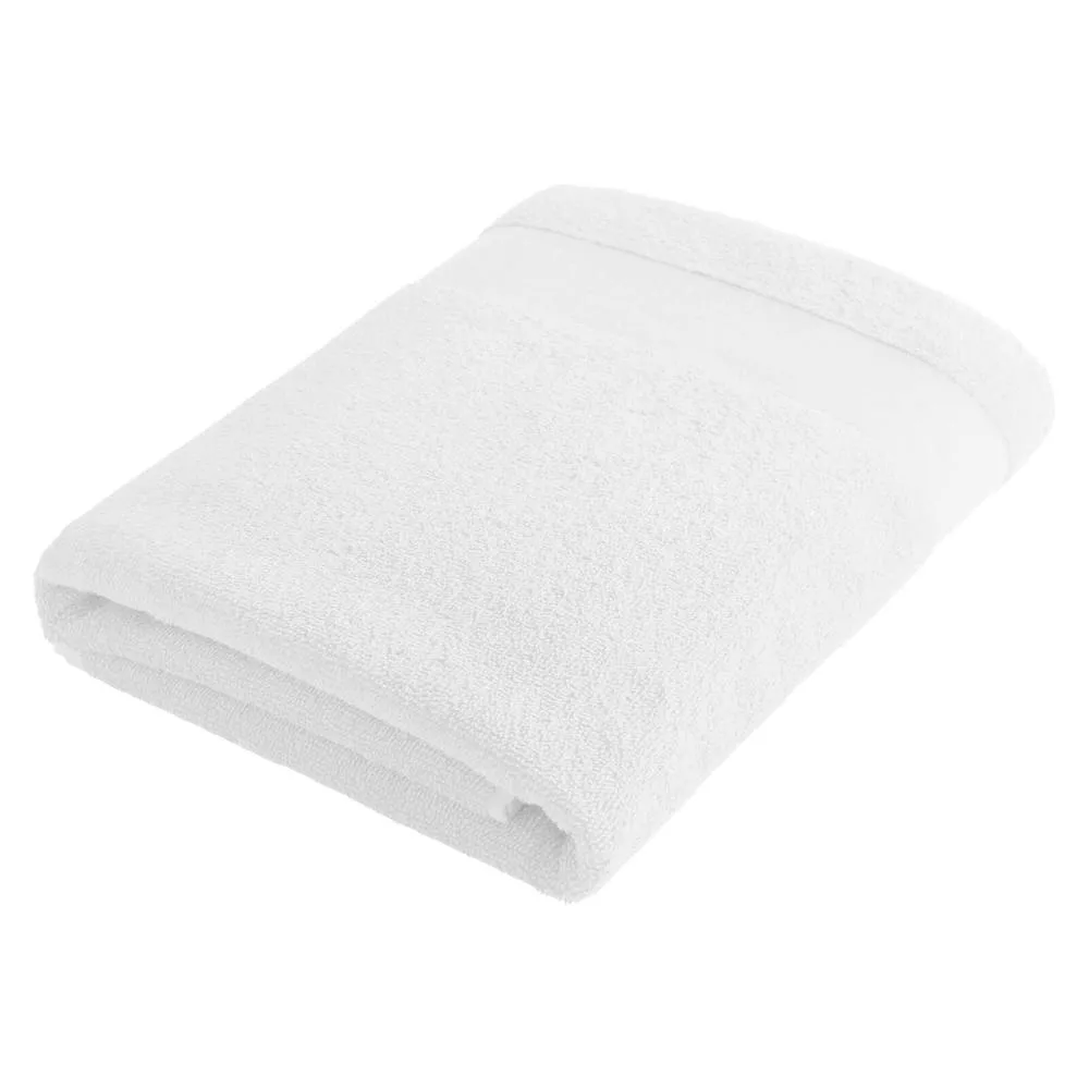 Sophie Muval handdoek 140x70 cm 360 grm² wit white wit - Handdoekeninclusieflogo Sophie Muval handdoek 140x70 cm, 360 gr/m², wit (white) / wit