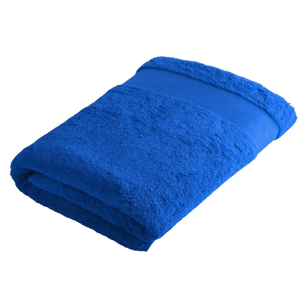 Sophie Muval handdoek 140x70 cm 520 grm² kobaltblauw pms 286c kobaltblauw - Handdoekeninclusieflogo Sophie Muval handdoek 140x70 cm, 520 gr/m², kobaltblauw (pms 286c) / kobaltblauw