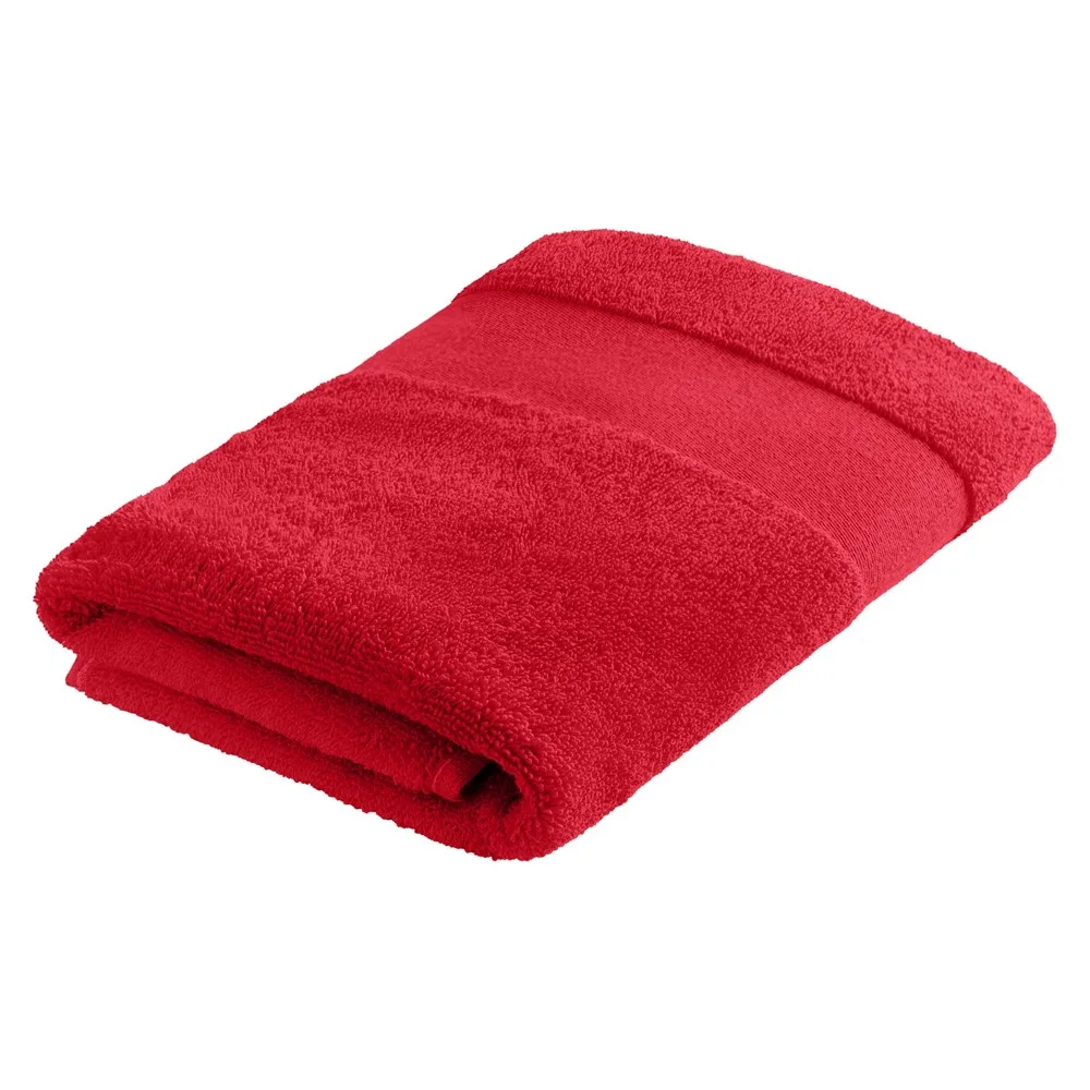 Sophie Muval handdoek 100x50 cm 520 grm² rood pms 199c rood - Hidalgo-werbeartikel Sophie Muval handdoek 100x50 cm, 520 gr/m², rood (pms 199c) / rood
