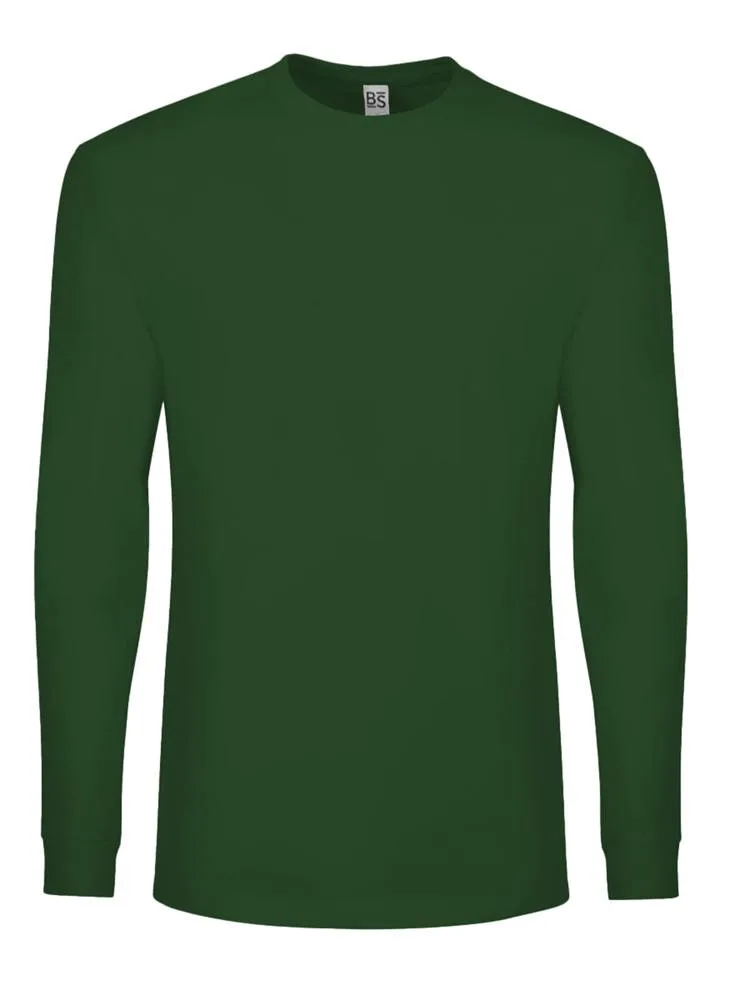 BS Evolution long sleeve t-shirt 160 grm² flessengroen - Hidalgo BS Evolution long sleeve t-shirt, 160 gr/m², flessengroen