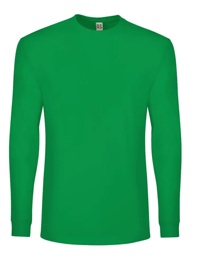 BS Evolution long sleeve t-shirt 160 grm² kelly green - Hidalgo BS Evolution long sleeve t-shirt, 160 gr/m², kelly green