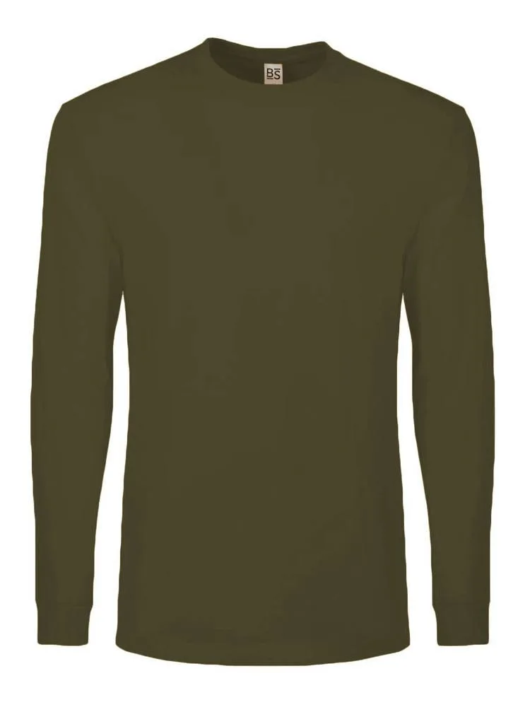 BS Evolution long sleeve t-shirt 160 grm² olijfgroen - Hidalgo BS Evolution long sleeve t-shirt, 160 gr/m², olijfgroen