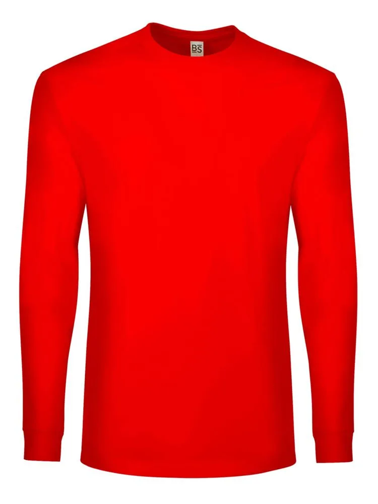 BS Evolution long sleeve t-shirt 160 grm² rood - Hidalgo BS Evolution long sleeve t-shirt, 160 gr/m², rood