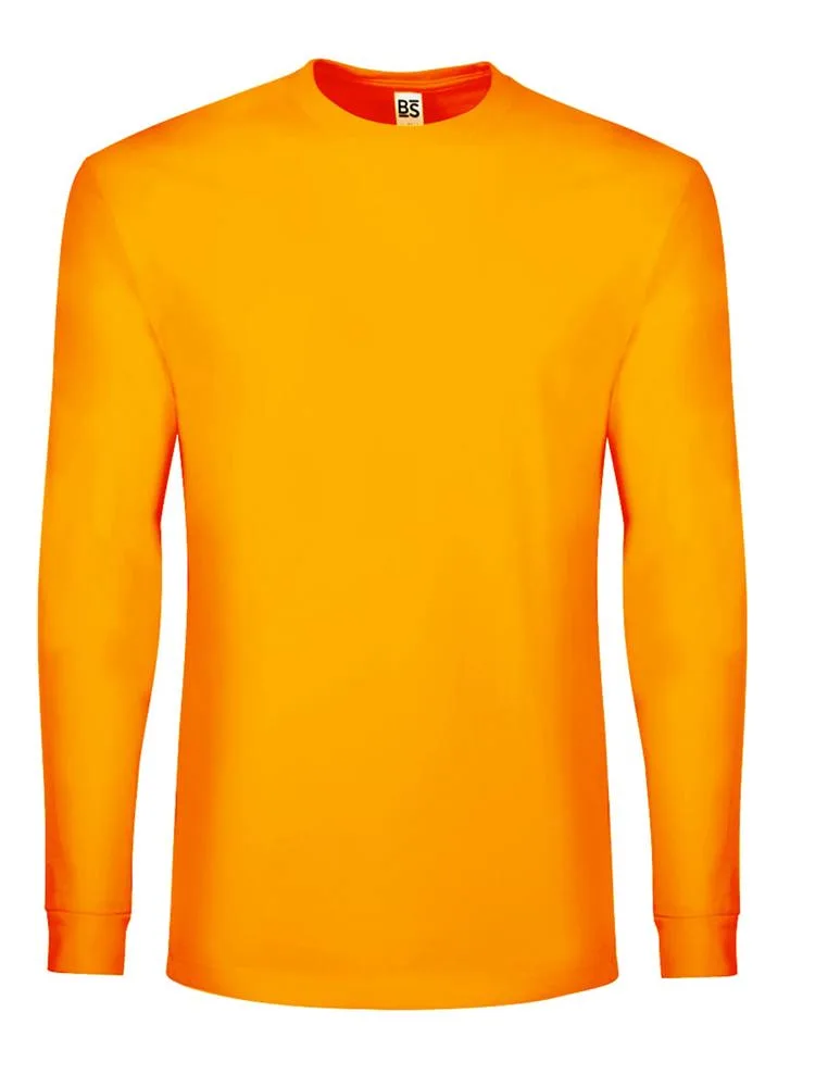 BS Evolution long sleeve t-shirt 160 grm² safety orange - Hidalgo BS Evolution long sleeve t-shirt, 160 gr/m², safety orange
