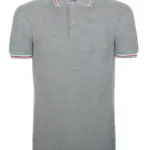 BS Italy polo, 200 gr/m², grijs melee (pms cool grey 7c)