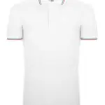 BS Italy polo, 200 gr/m², wit (white)