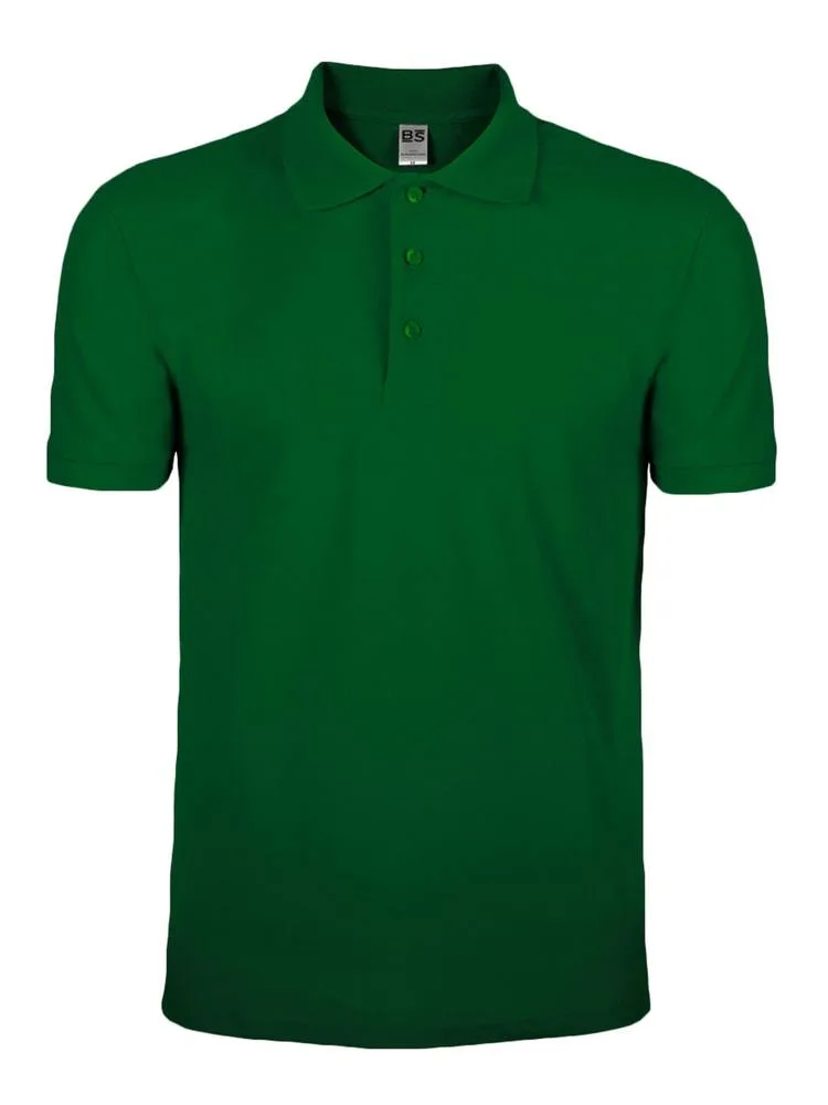 BS Evolution polo 180 grm² flessengroen pms 2411c - Hidalgo BS Evolution polo, 180 gr/m², flessengroen (pms 2411c)
