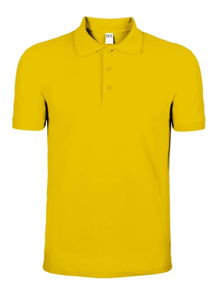 BS Evolution polo 180 grm² goud pms 114c - Hidalgo BS Evolution polo, 180 gr/m², goud (pms 114c)