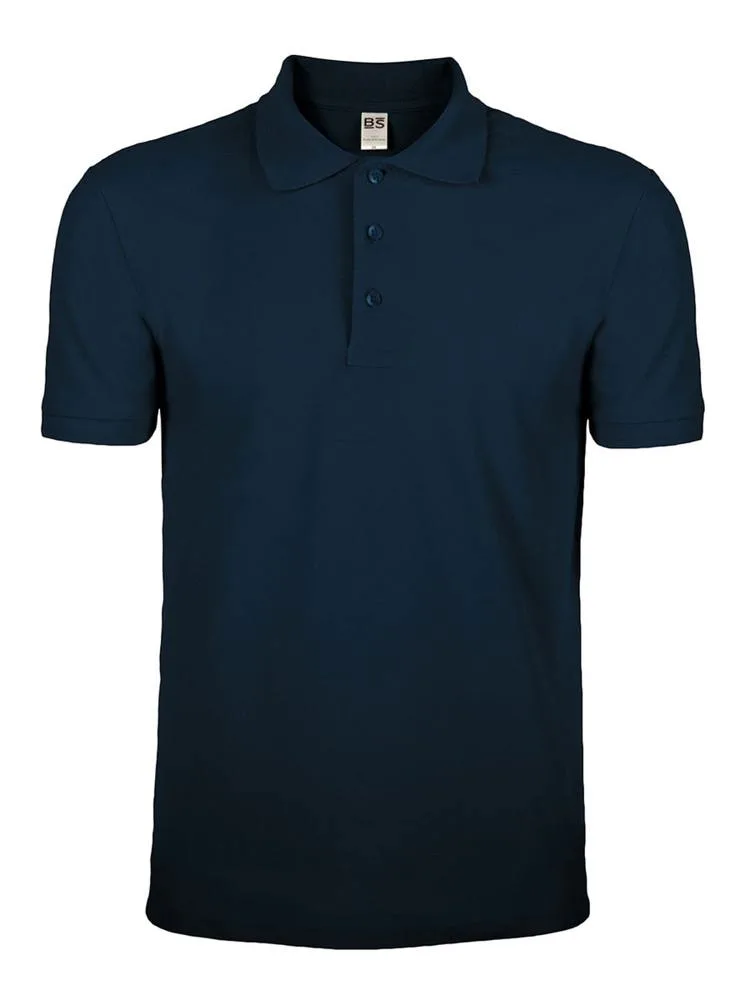 BS Evolution polo 180 grm² navy pms 5395c - Hidalgo BS Evolution polo, 180 gr/m², navy (pms 5395c)