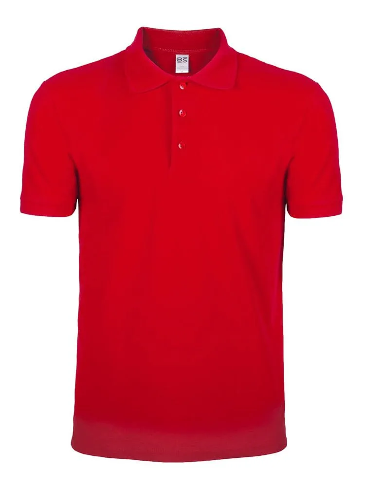 BS Evolution polo 180 grm² rood pms 186c - Hidalgo BS Evolution polo, 180 gr/m², rood (pms 186c)