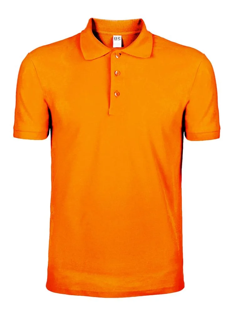 BS Evolution polo 180 grm² safety orange pms 804c - Hidalgo BS Evolution polo, 180 gr/m², safety orange (pms 804c)