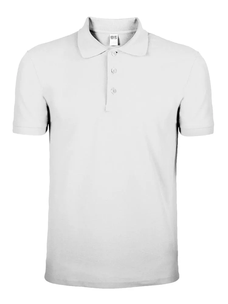 BS Evolution polo 180 grm² wit white - Hidalgo BS Evolution polo, 180 gr/m², wit (white)